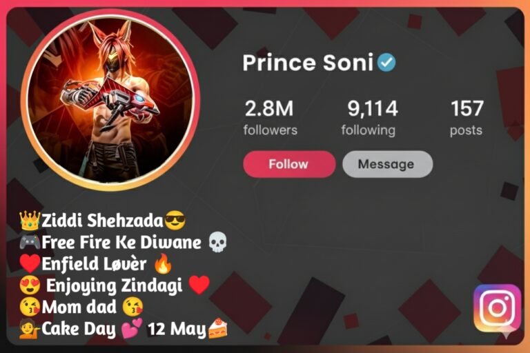 (1199+) Free Fire Bio For Instagram – Free Fire Gaming Instagram Bio (2026)