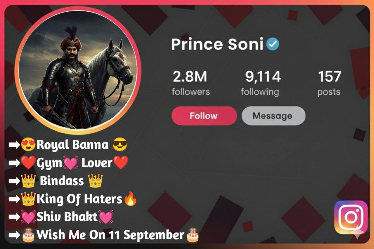 Stylish Rajputna Instagram Bio